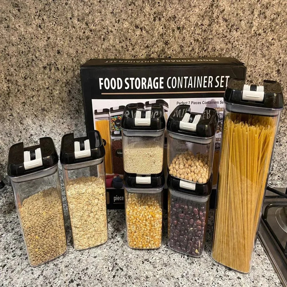 Organizador de alimentos hermético x7 unidades