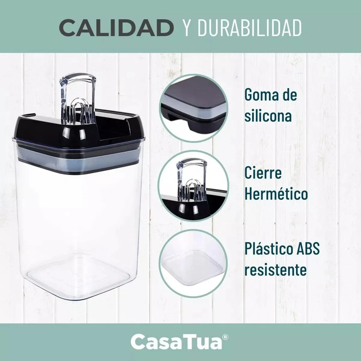 Organizador de alimentos hermético x7 unidades