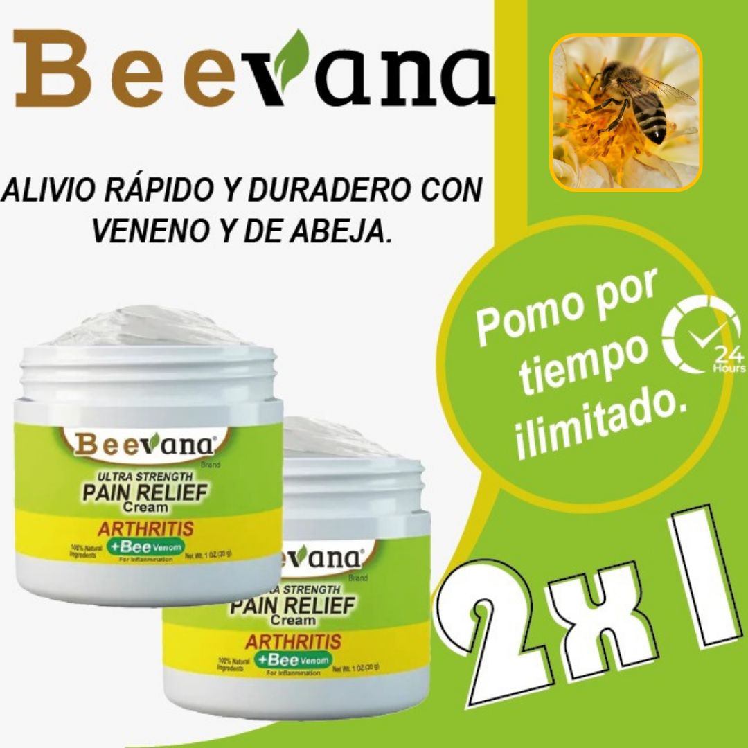 Beevana Crema para dolores y articulaciones 2x1