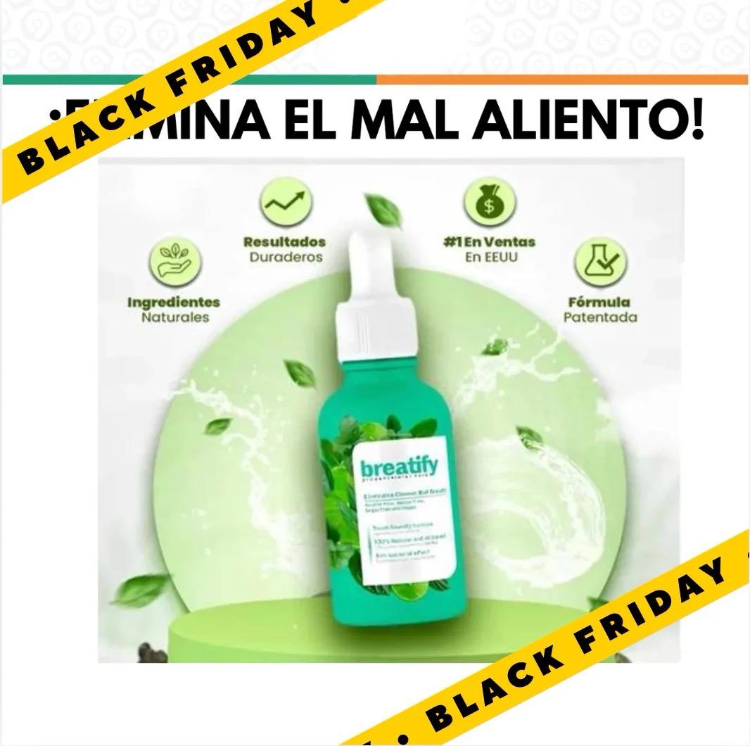 DESPÍDETE DEL MAL ALIENTO BREATIFY + ENVÍO GRATIS